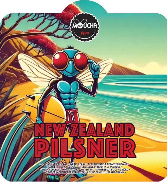 Etiketa piva New Zealand Pilsner 12