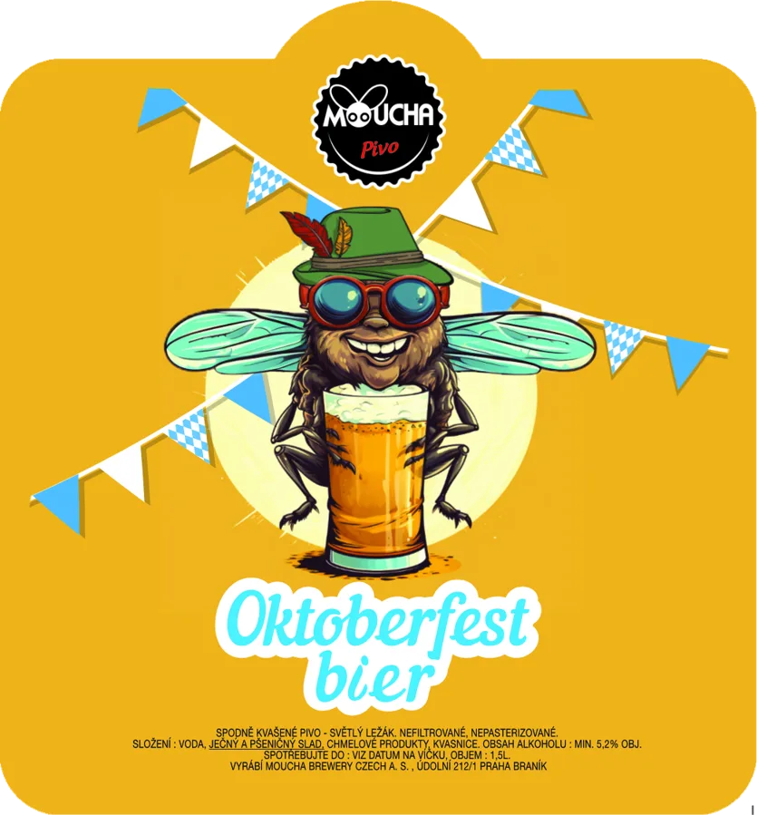 Etiketa piva Oktoberfest bier